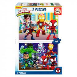 PUZZLE 2x48P SPIDEY & HIS AMAZING FRIENDS