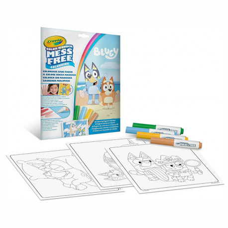 COLOREA SIN MANCHAS COLOR WONDER BLUEY 