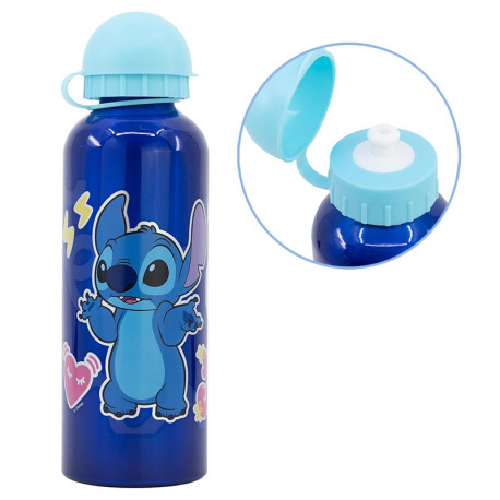 BOTELLA ALUMINIO ALTA 530 ML STITCH PALMS