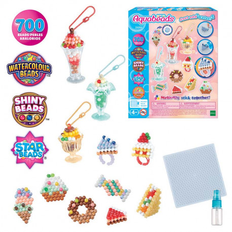 AQUABEADS KIT ACCESORIOS DULCES