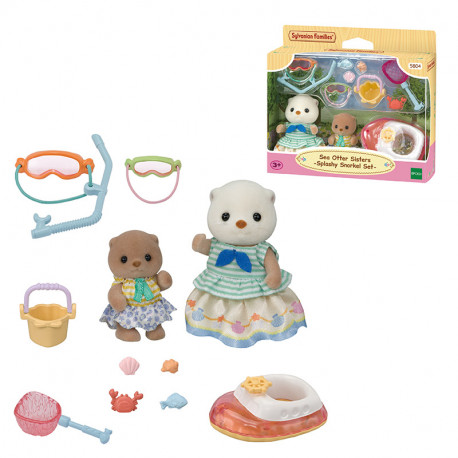 SYLVANIAN SET HERMANAS NUTRIA MARINA