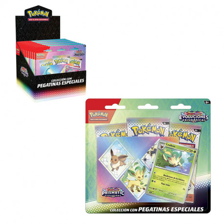 POKEMON STICKERS EVOLUCIONES PRISMATICAS