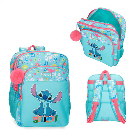 STITCH ALOHA MOCHILA ADAPTABLE 40CM 2C