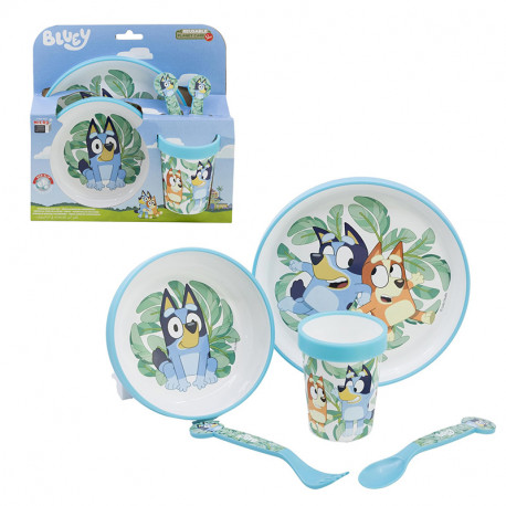 SET 5 PCS ANTIDESLIZANTE PREMIUM BICOLOR EN ESTUCHE BLUEY