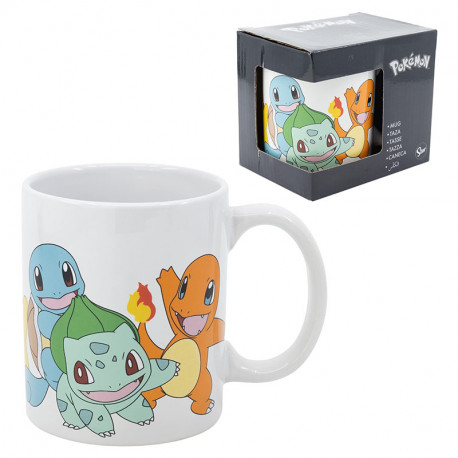 TAZA CERAMICA 325 ML EN CAJA REGALO POKEMON 4 DANCERS YOUNG ADULT