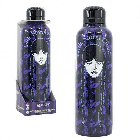 BOTELLA TERMO ACERO INOXIDABLE 515 ML WEDNESDAY YOUNG ADULT