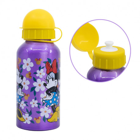 BOTELLA ALUMINIO PEQUEÑA 400 ML MINNIE SUNSHINE