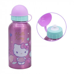 BOTELLA ALUMINIO PEQUEÑA 400 ML HELLO KITTY