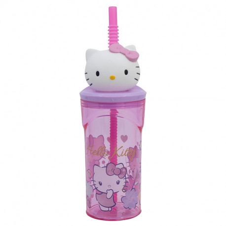 VASO FIGURITA 3D 360 ML HELLO KITTY