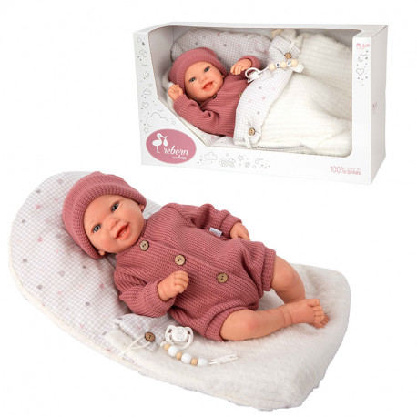 MUÑECA REBORN ARIAS 45 CM ANGELICA MANTA
