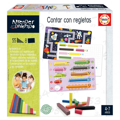 APRENDO CONTAR CON REGLETAS