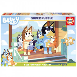PUZZLE 100P BLUEY MADERA