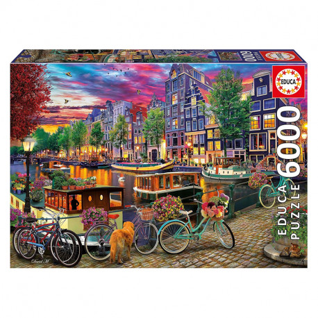 PUZZLE 6000P BICICLETAS EN AMSTERDAM
