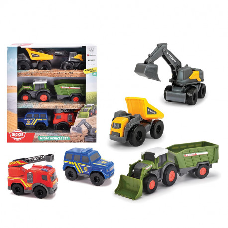 MICRO PACK 6 VEHICULOS 8 CM