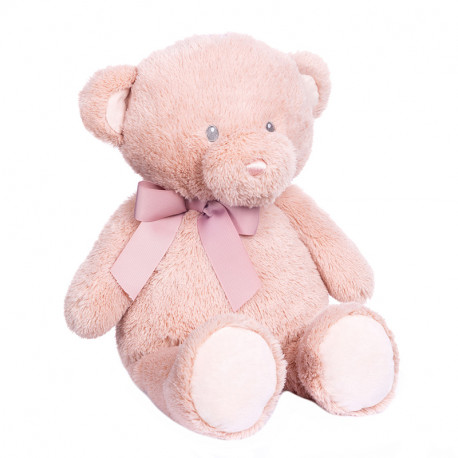 PELUCHE BABY OSO SOFT ROSA PALO 43 CM