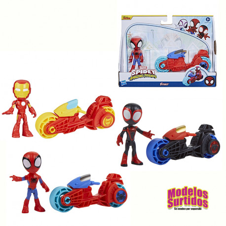 SPIDEY VEHICULO Y FIGURA SURTIDO