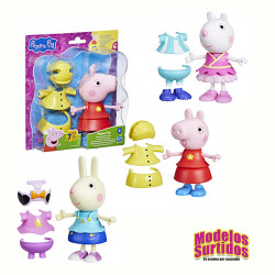 PEPPA PIG Y SUS AMIGOS CON ESTILOS DIVERTIDOS
