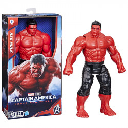 AVENGERS CAPITAN AMERICA TITAN HULK VILLANO ROJO