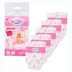 BABY BORN PAÑALES, 5 PACK
