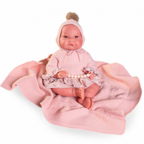 MUÑECA SWEET REBORN NICA CON TOQUILLA 42 CM