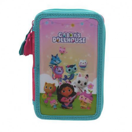GABBY PLUMIER 3 PISOS CON MATERIAL ESCOLAR FAIRY