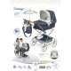 VINTAGE COCHE REBORN PLEGABLE CON SOMBRILLA Y BOLSO