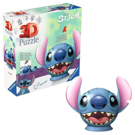 PUZZLE 3D BALL 72P STITCH CON OREJAS