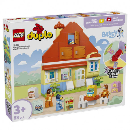 DUPLO CASA FAMILIAR DE BLUEY CON JUEGO DE MEMORIA