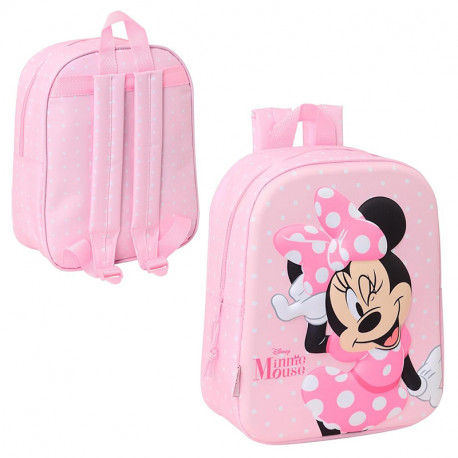 MOCHILA GUARDERIA 3D MINNIE MOUSE 3D