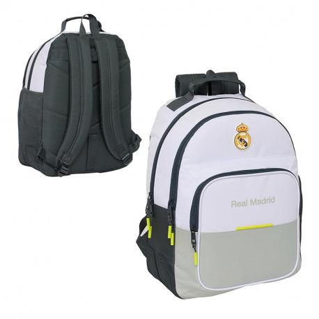 MOCHILA DOBLE ADAPT.CARRO REAL MADRID EQUIP. 25/26