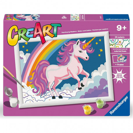 CREART SERIE D UNICORNIO ROSA NEON