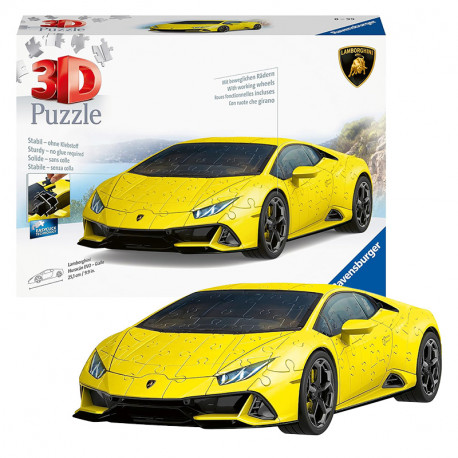 PUZZLE 3D LAMBORGHINI HURACAN EVO AMARILLO