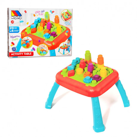 MESA DE ACTIVIDADES CON 20 PIEZAS