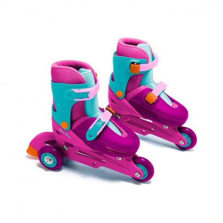 PATIN EN LINEA CONVERTIBLE ROSA