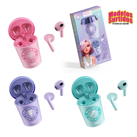 AURICULARES INALAMBRICOS EN FORMA DE VASO WOW GENERATION  