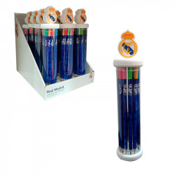 SET LAPICES 12 COLORES REAL MADRID