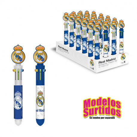 BOLIGRAFO 6 COLORES REAL MADRID 