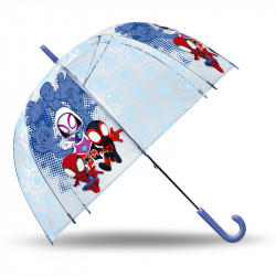 PARAGUAS TRANSPARENTE CAMPANA 46CM SPIDEY 