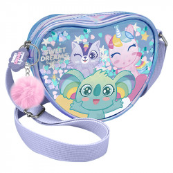 BOLSO PVC PLATEADO SWEET DREAMS & FRIENDS  