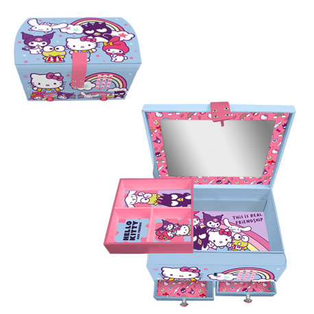 JOYERO SECRETO ELECTRONICO CON SONIDO HELLO KITTY & FRIENDS - Din y Don