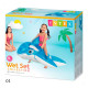 HINCHABLE BALLENA TRANSPARENTE 152X114CM