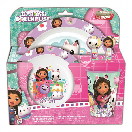 SET MICRO KIDS 5 PCS GABBY DOLLHOUSE BAB