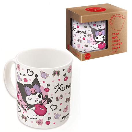 TAZA CERAMICA SUBLIM 325 ML KUROMI