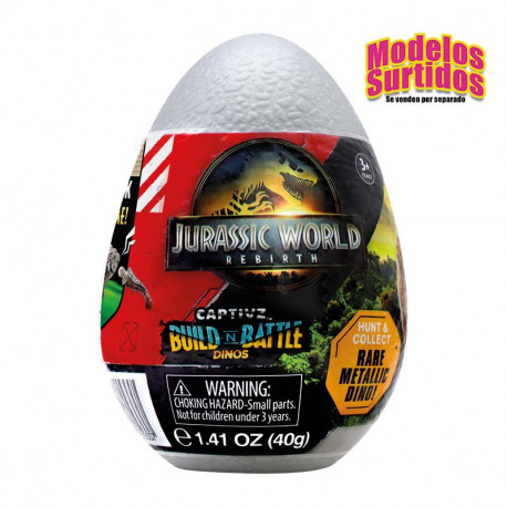 JURASSIC  WORLD 60PCS SIDEKICK WITH STAND REBIRTH CAPTIVZ