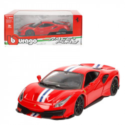 BURAGO 1:24 FERRARI 488 PISTA METAL