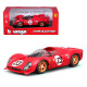 BURAGO 1:24 FERRARI RACING 330 P4 DAYTONA RED METAL