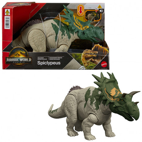 DINOSAURIO JURASSIC WORLD WILD ROAR SPICLYPEUS