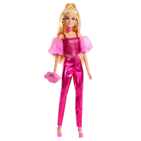 BARBIE DELUXE METALLIC MUÑECA CON CORSET ROSA