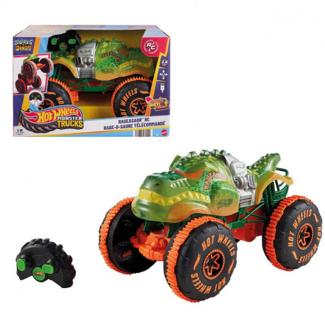 HOTWHEELS MONSTER TRUCKS SAMSH O SAURUS RADIO CONTROL