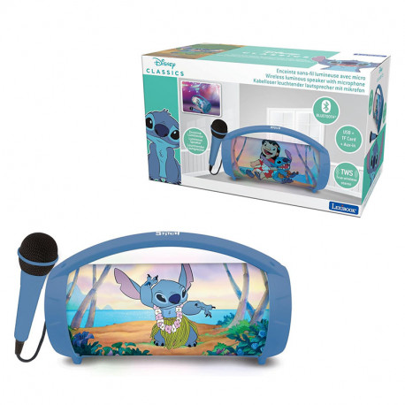 ALTAVOZ LUMINOSO BLUETOOTH CON MICROFONO STITCH